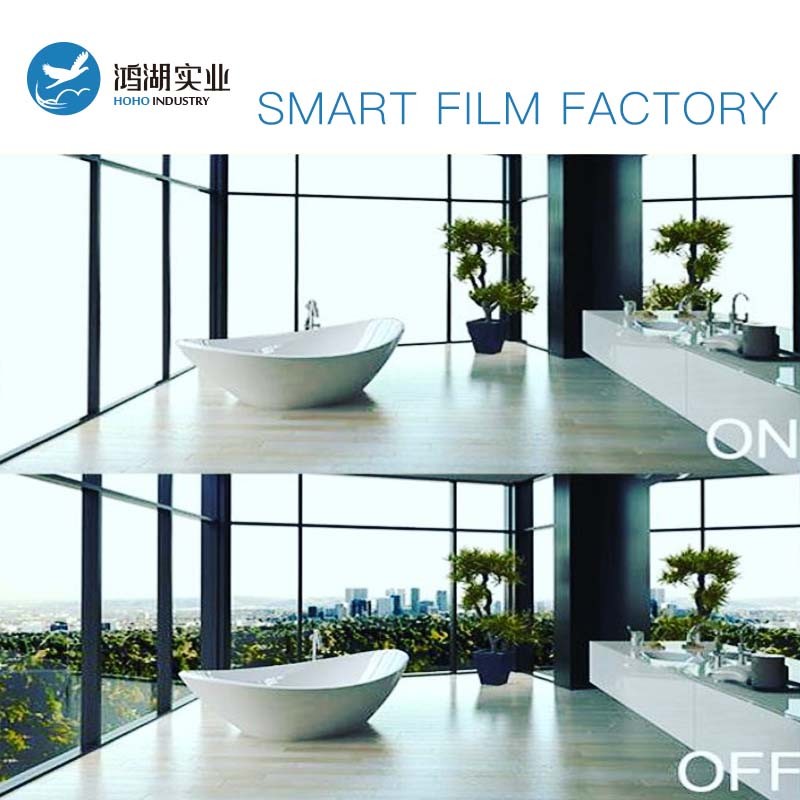 White To Opaque PDLC Smart Window Film Electrochromic Switchable Glass Tint A4