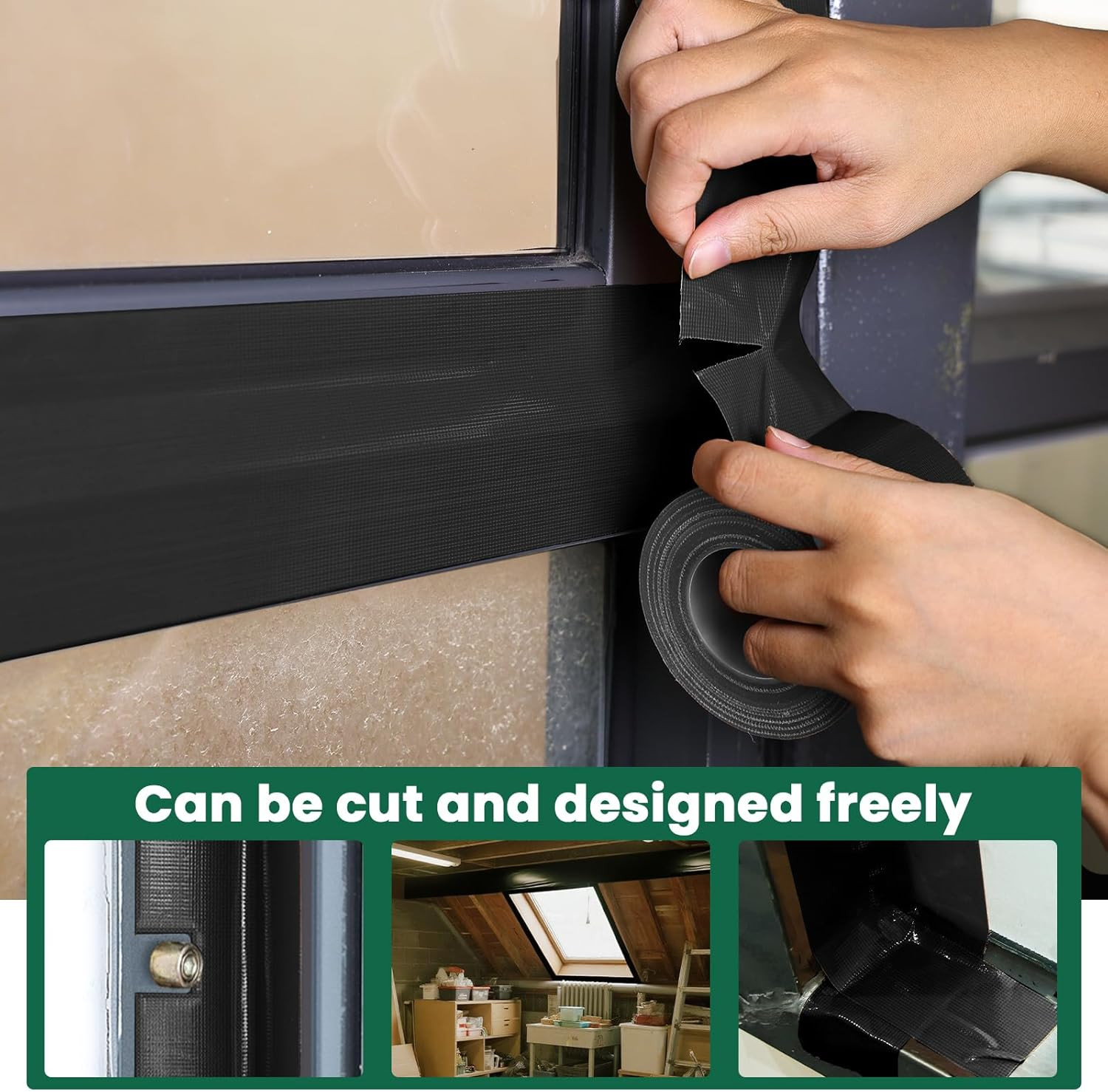 Window Sealing Tape, Window AC Insulation Air Conditioner Sealing Around Frame,