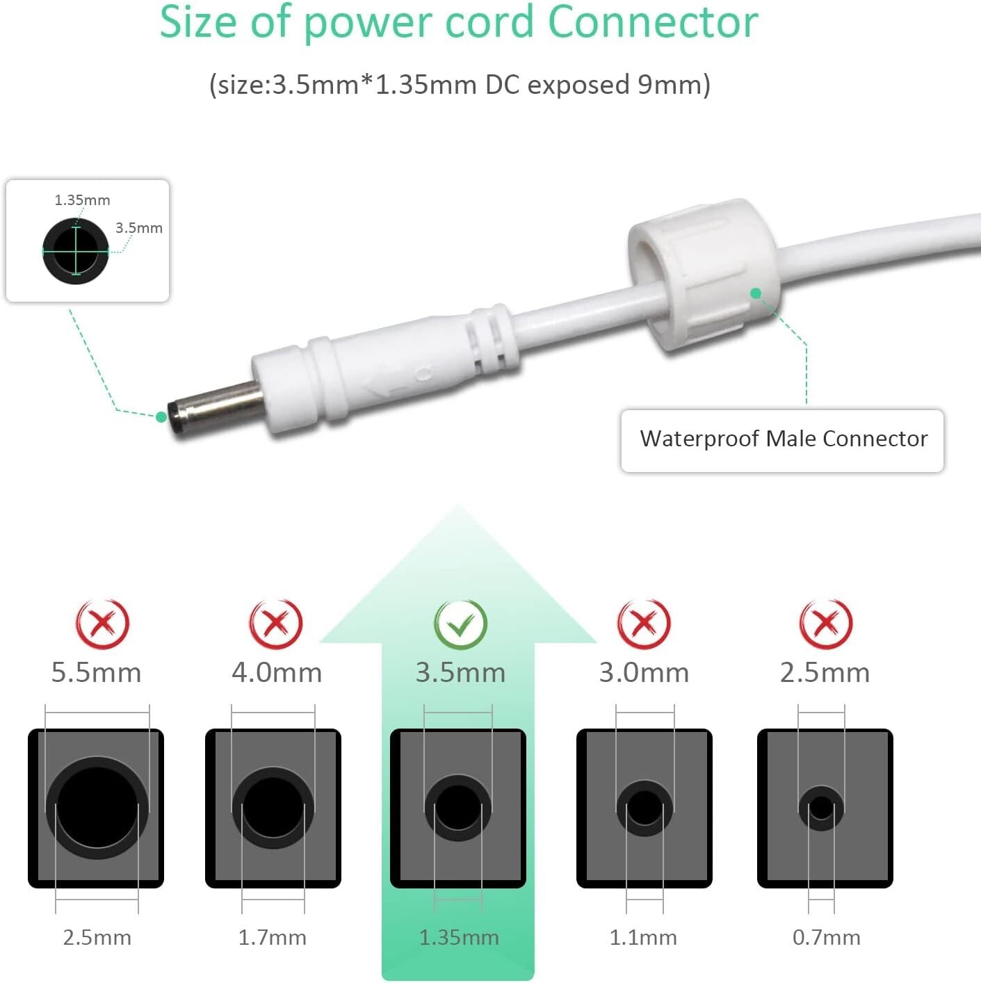 12V DC Reloadable Battery Tube Working with Automatic Blinds Motor Comes DC 3.5