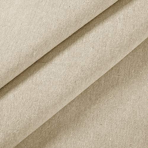 Burlap Knotted Tabtop Window Curtain Panel Pair 45″w X 84″l Dark L