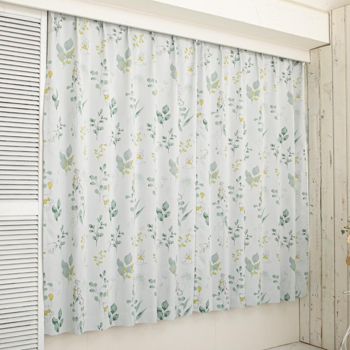 Winnie the Pooh Blackout Heat Shielding Curtains Polyester W100xL135cm SB-610-D
