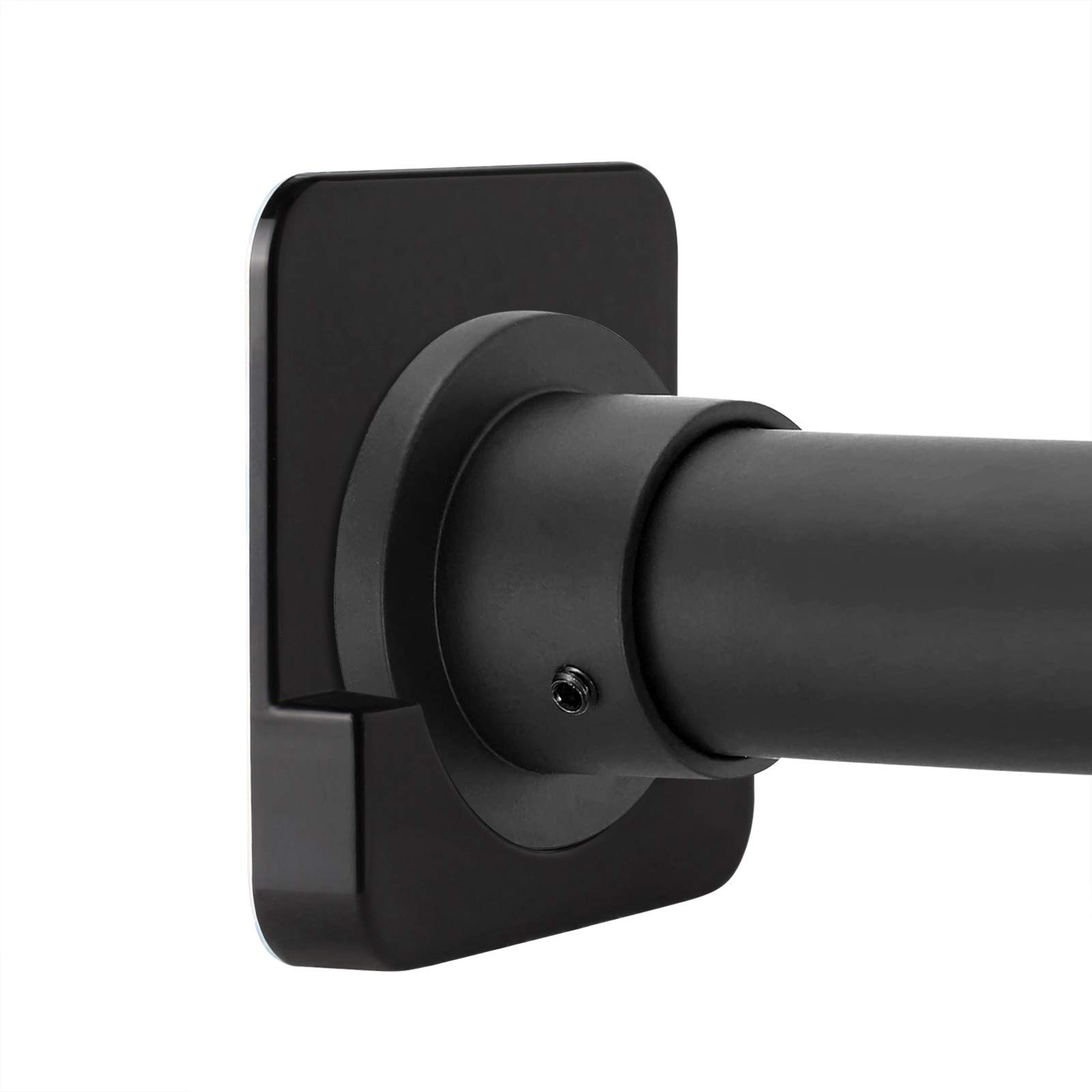 Black Shower Curtain Rod Holder for Wall Mount | Adhesive Shower Tension Rod …
