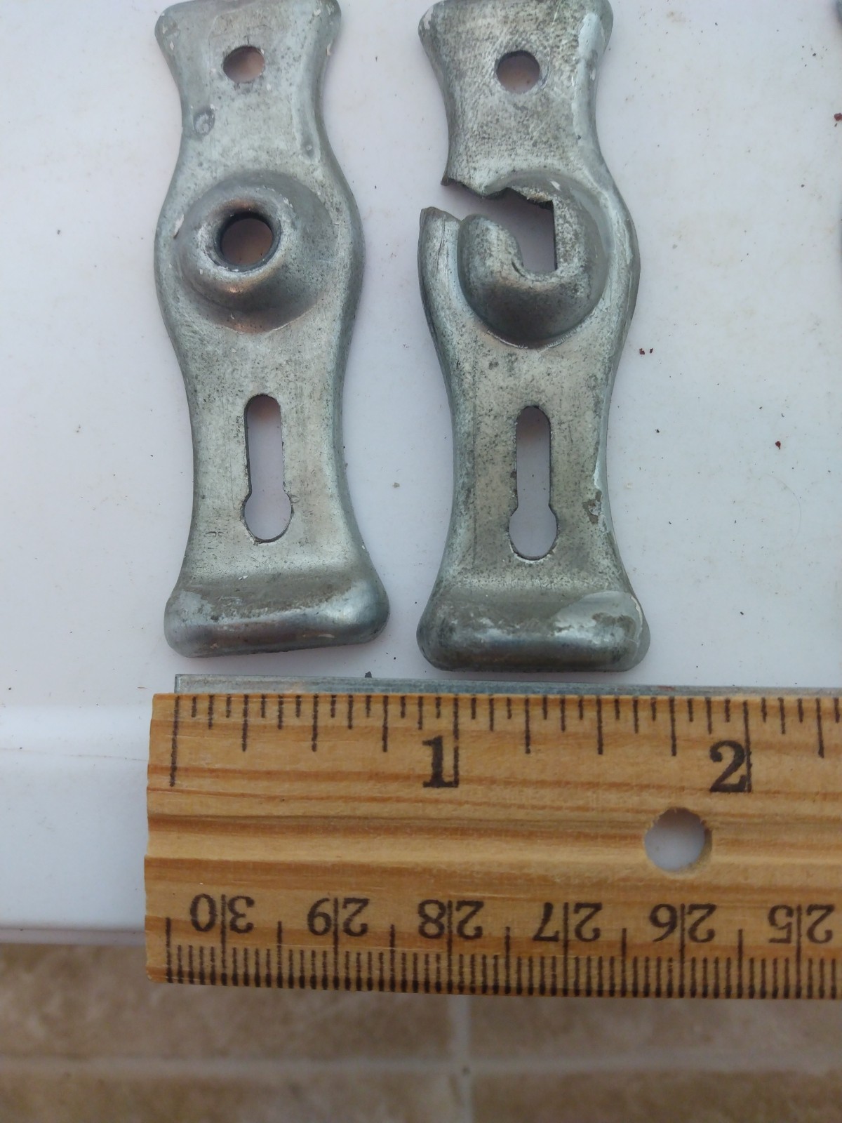Vintage 1950s Inside Mount Roller Shade Brackets Pair Of 4