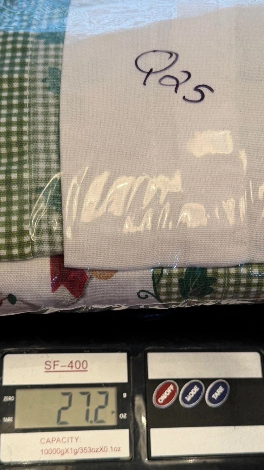Vtg Better Homes Kitchen Curtains Panels & Valance Country Baking Gingham Cotton