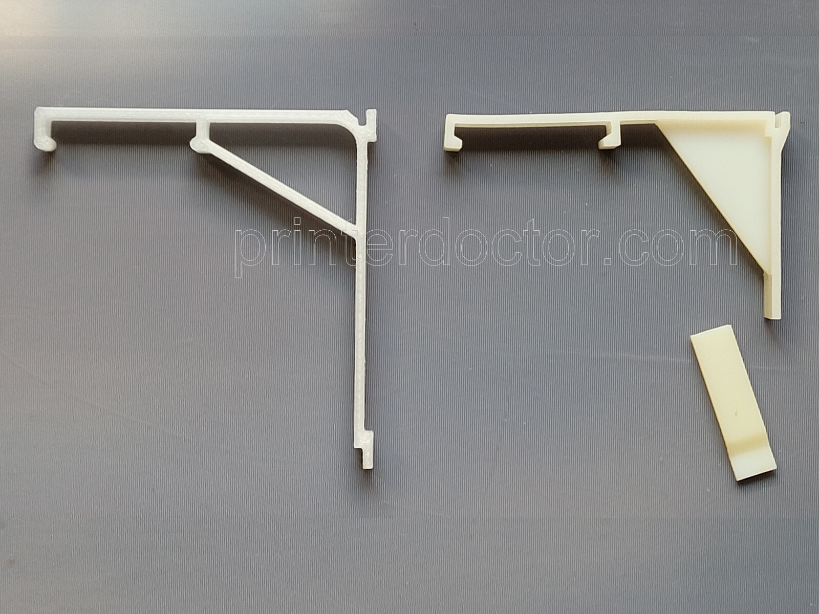 Valance Clip 3-1/2″ Vertical Blinds hidden behind under mount bracket 2pcs home