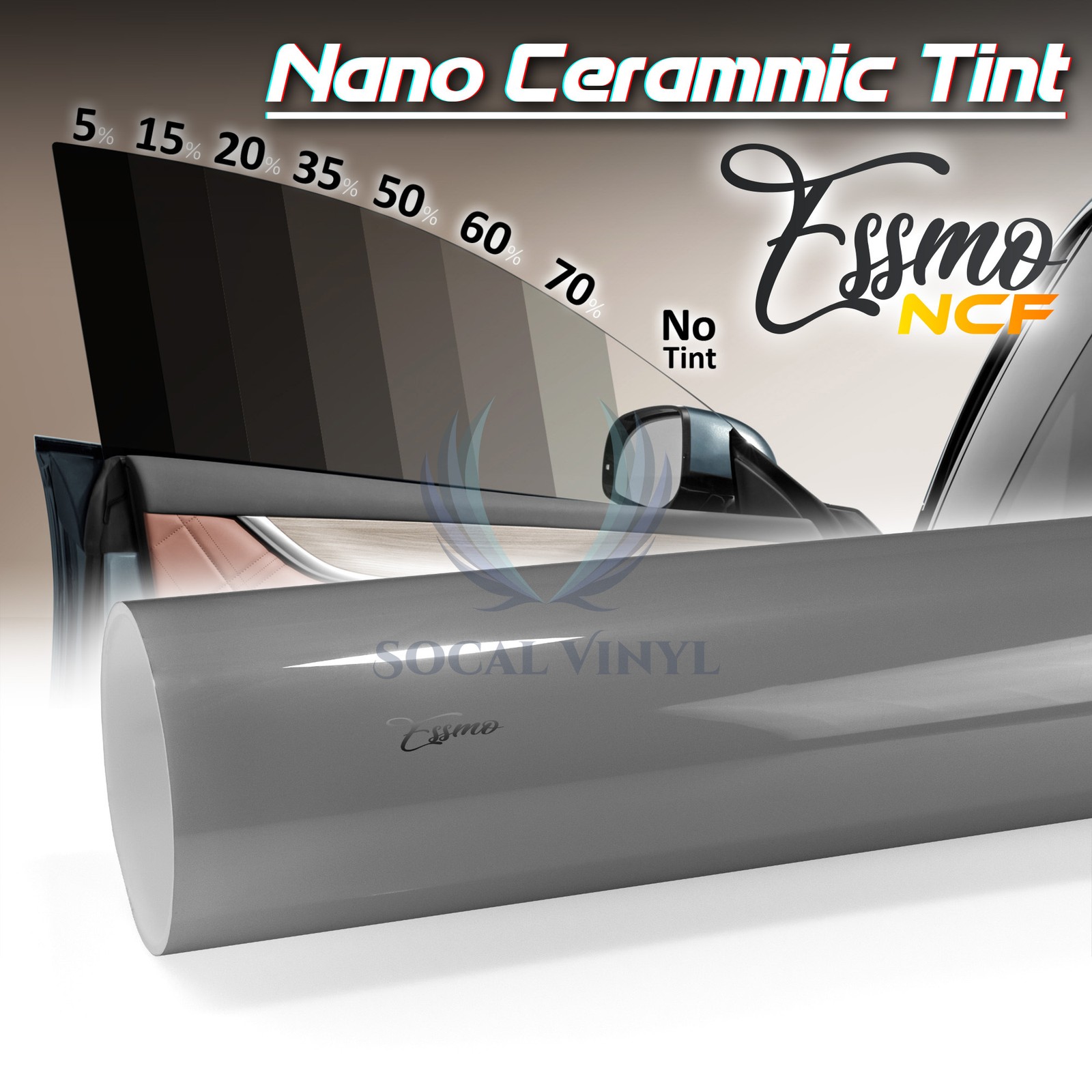 ESSMO Nano Ceramic Window Tint Film 35% VLT Car Home UV Heat Protection NCF35