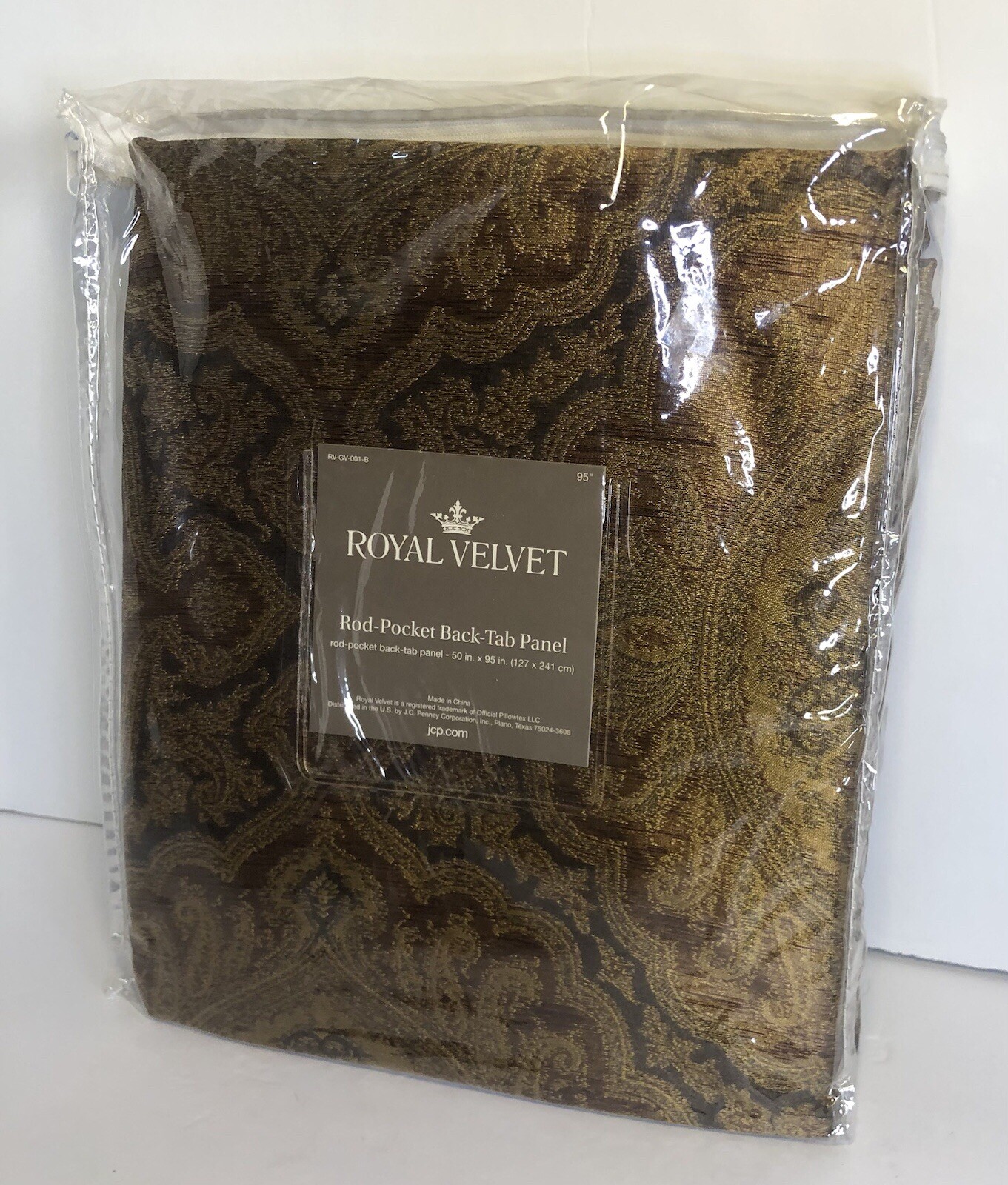 Royal Velvet Rod-Pocket Back-Tab Panel. JC Penny.