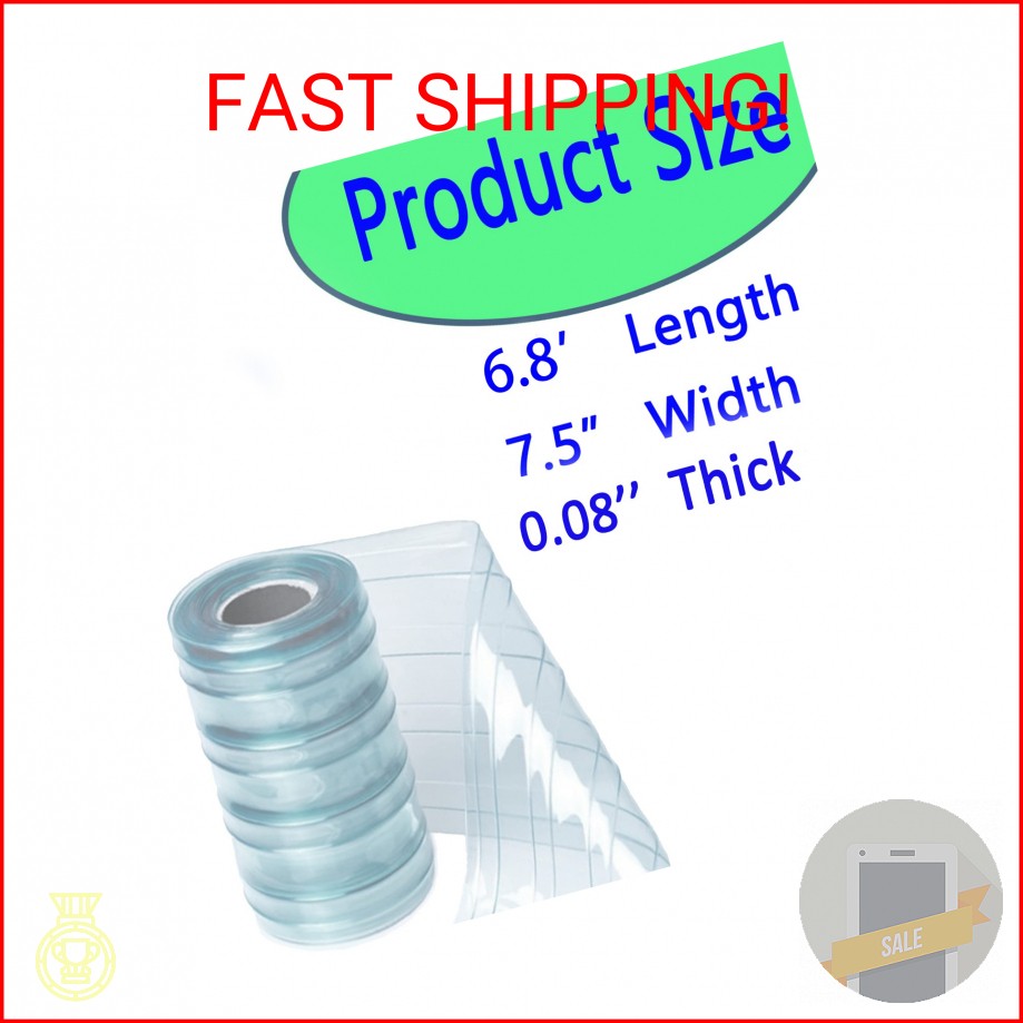 Plastic Vinyl Replacement Strip Curtain-Door – Clear Waterproof PVC for Warehous