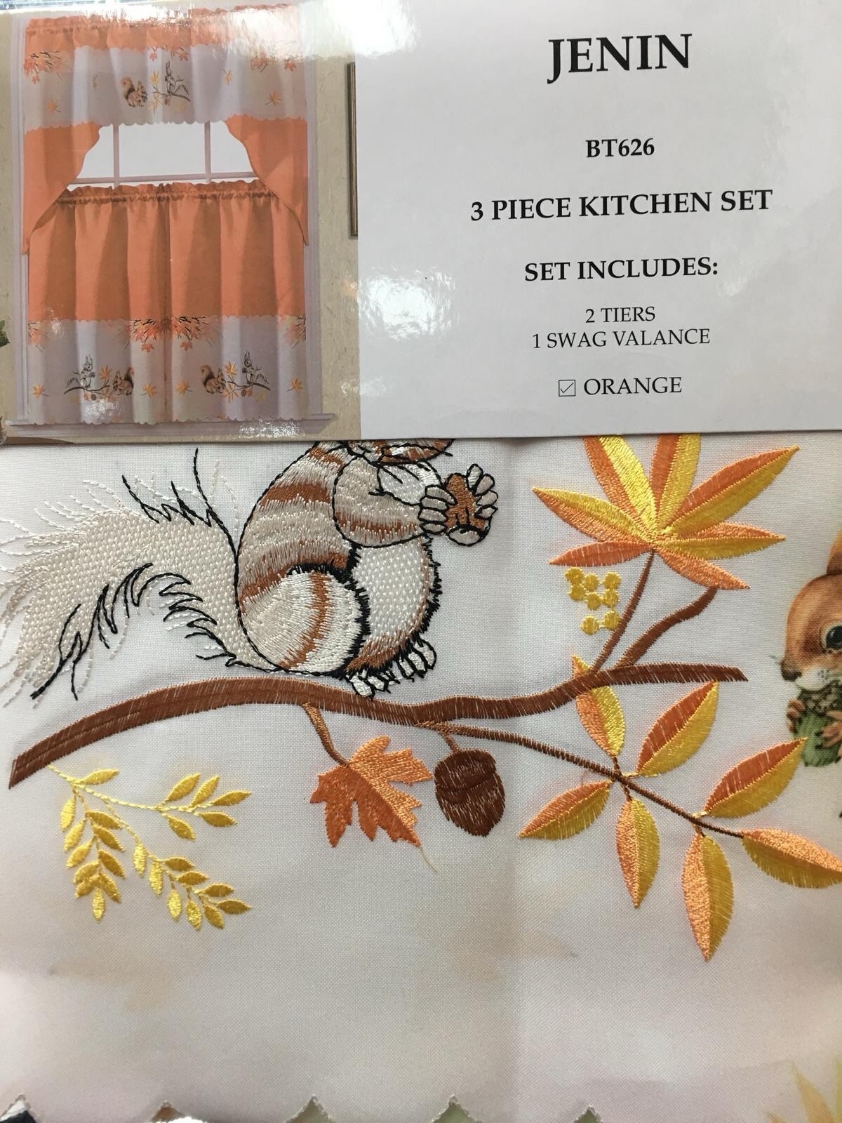 Autumn Kitchen Curtain Set