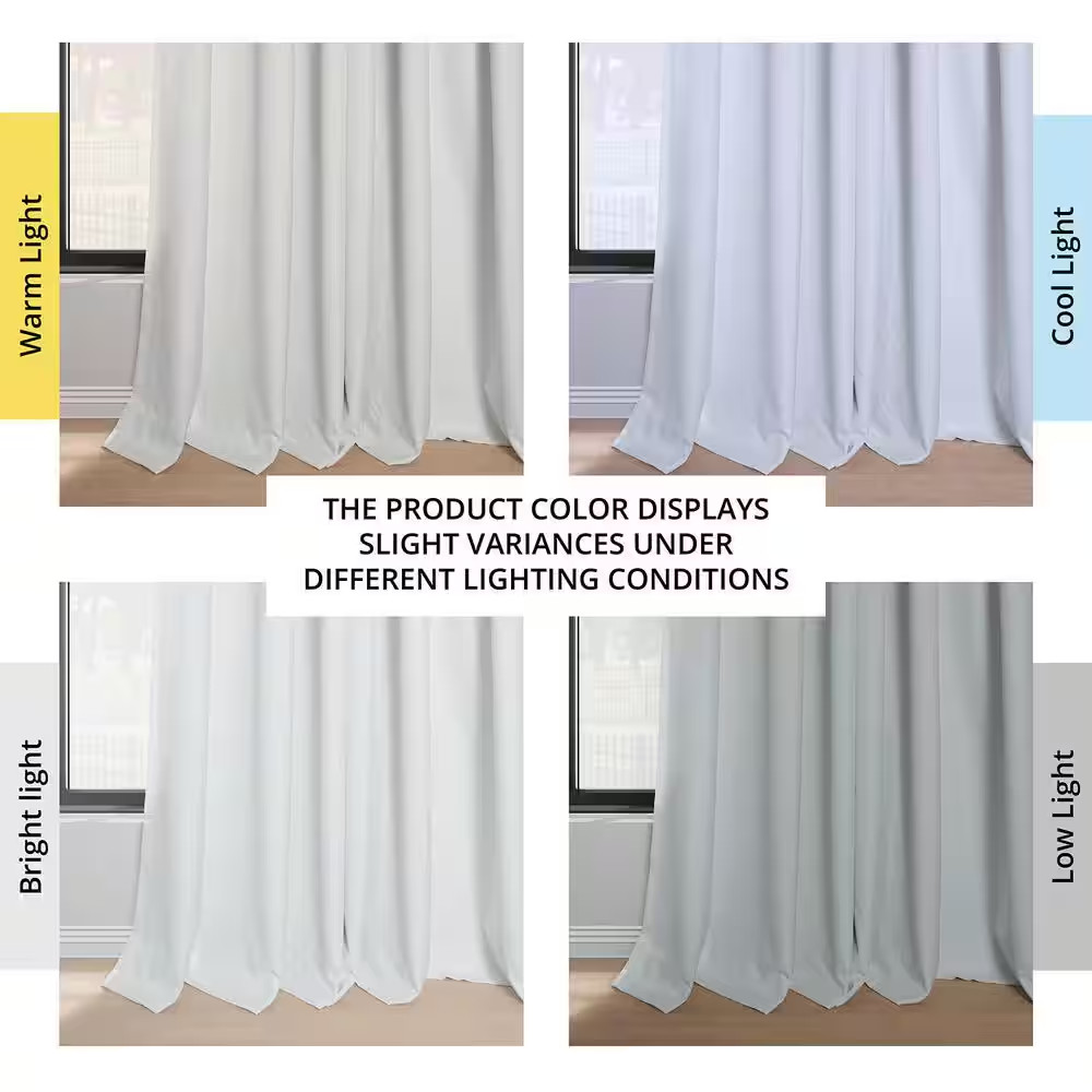 Off-White Performance Linen Curtains Pleated 25 In. W X 84 In. L Pinch Pleat Hot