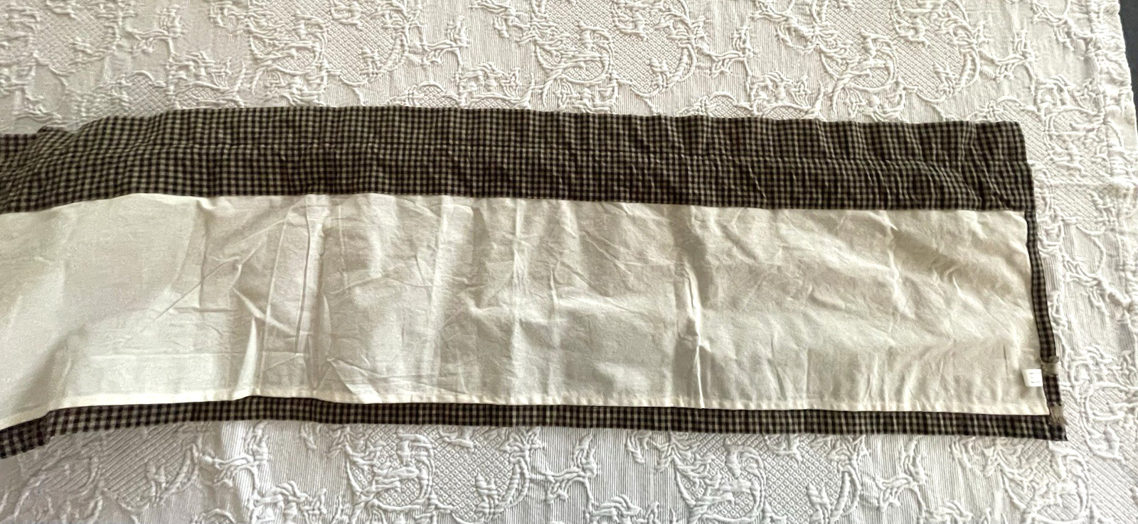 Farmhouse Rise and Shine Rooster Valance Home Collections by Raghu Country Lined