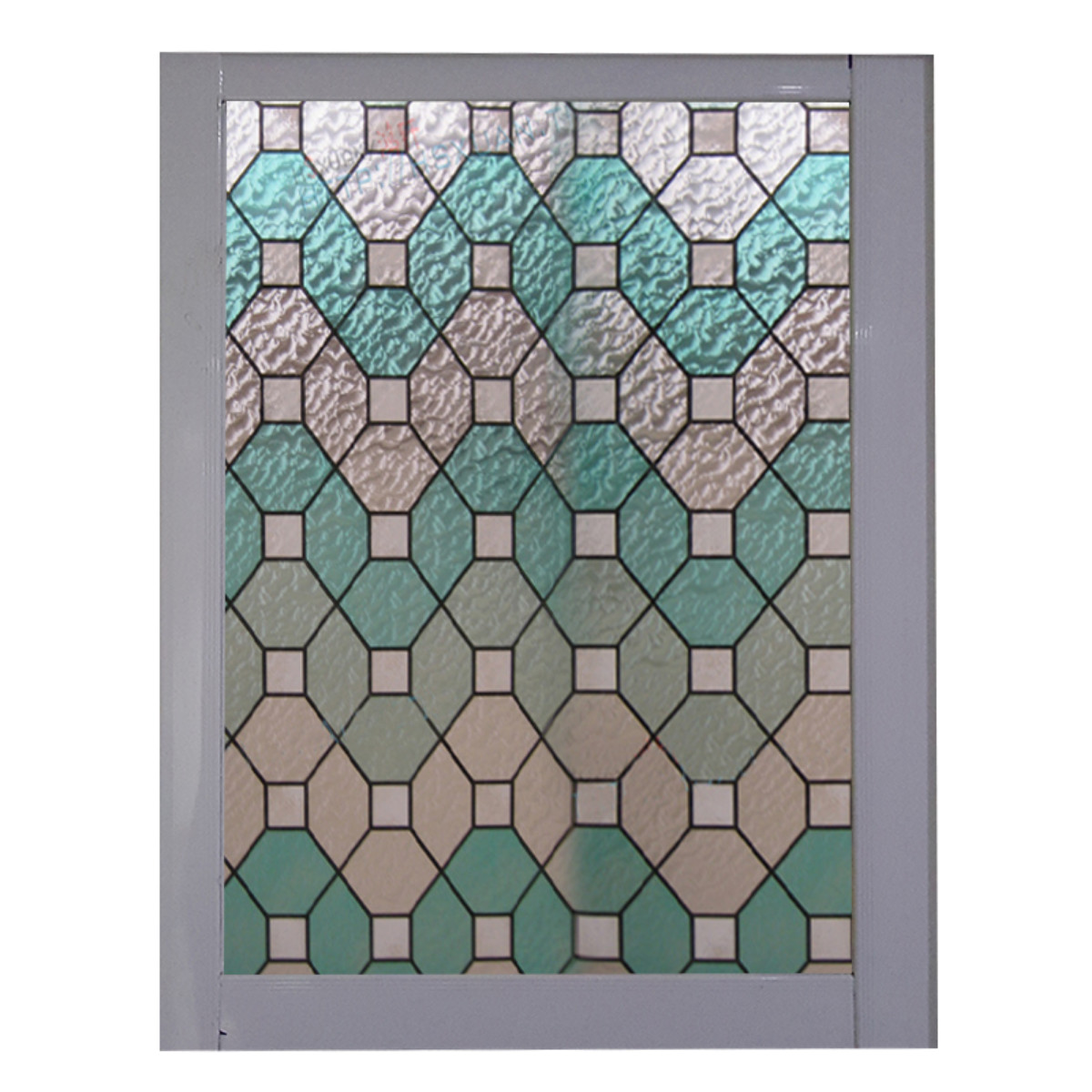 Window Privacy Film Static Sticky Glass Sticker Rhombic Texture Office