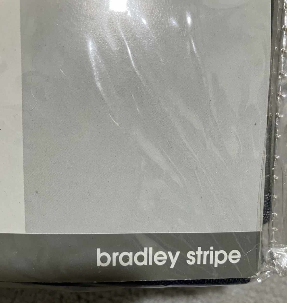 JCPenney Home Valance Bradley Stripe Plaid Valance Woven Cotton Blue Olive Green
