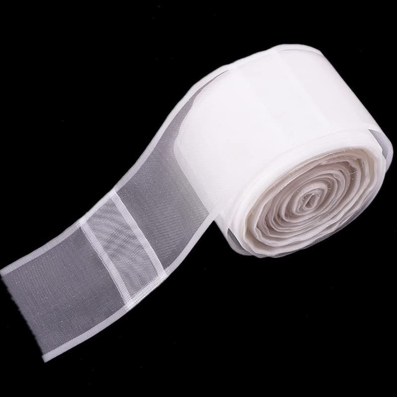 10 Feet Curtain Tape, 4“ Grommet Serpentine Translucent Drapery Header Tape