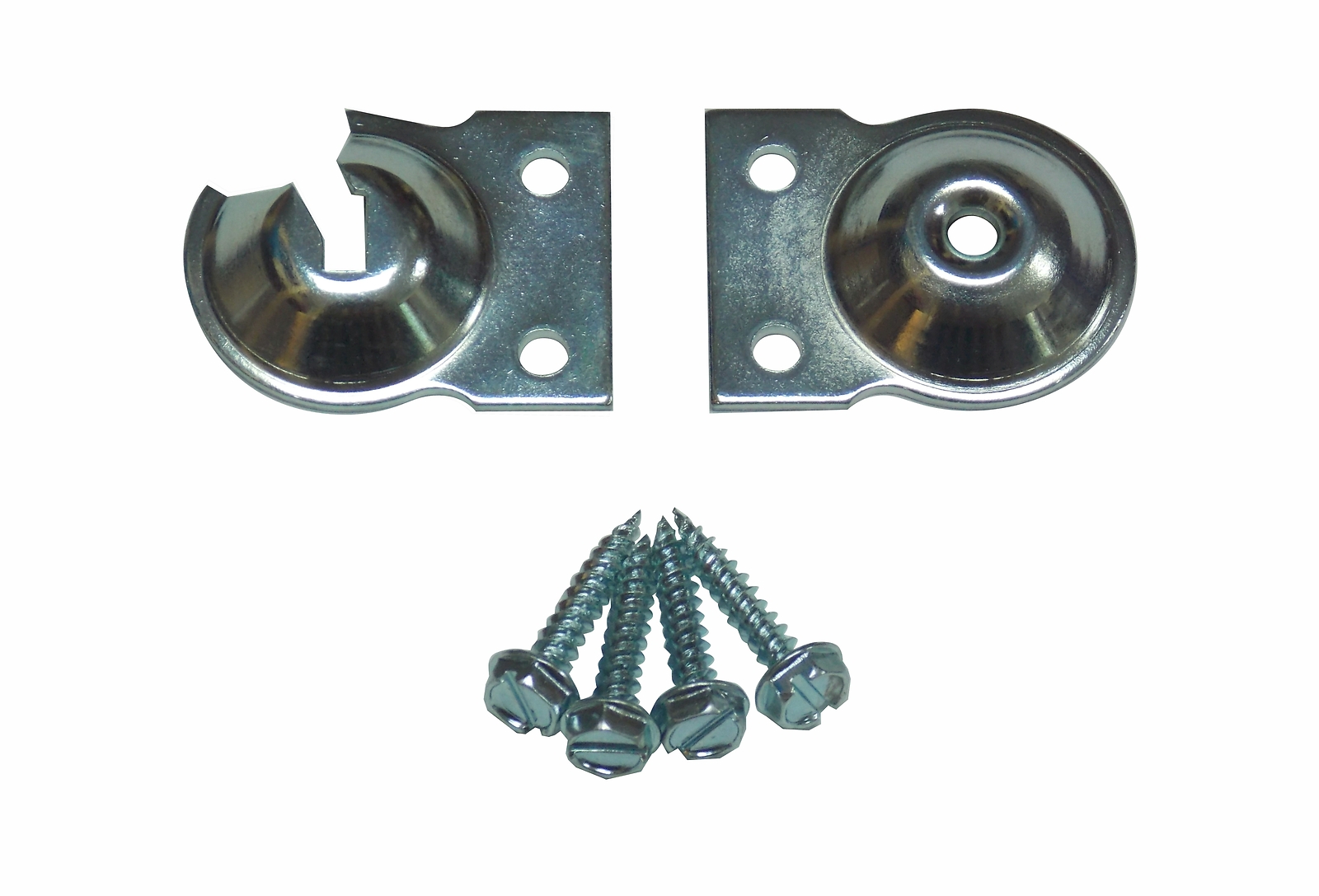 Heavy Duty INSIDE MOUNT FOOTLESS Brackets for Standard Roller Window Shades 1-Pr