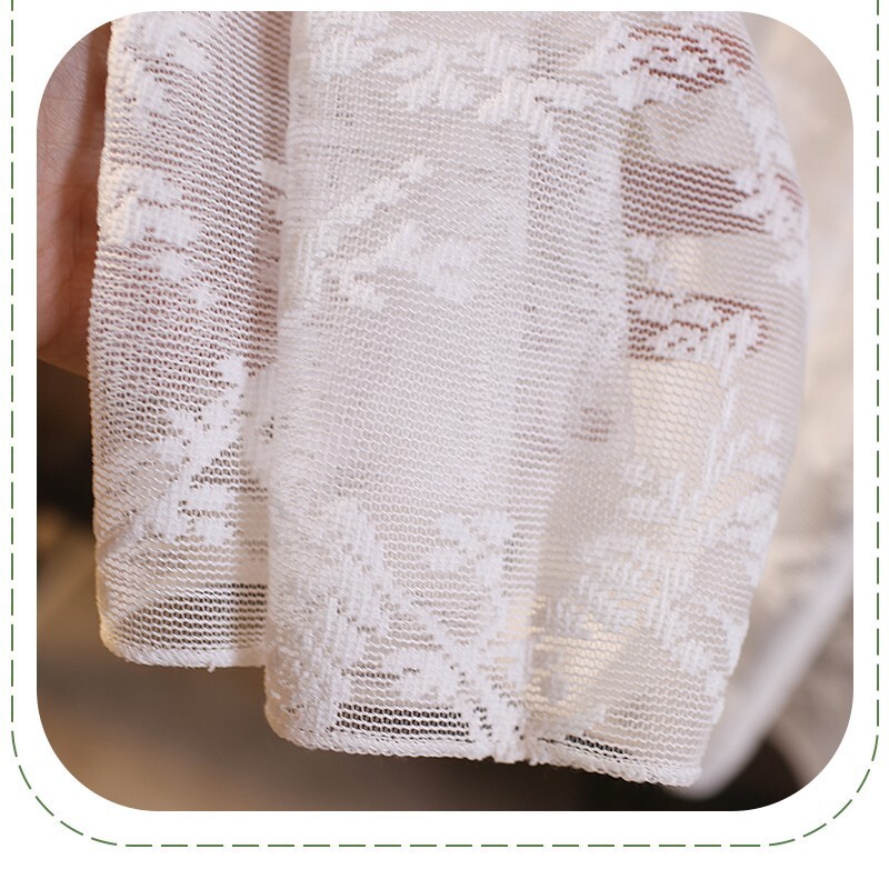 Lace Half Short Curtain Cabinet Cafe Window Drape One Panel Valance Home Decor