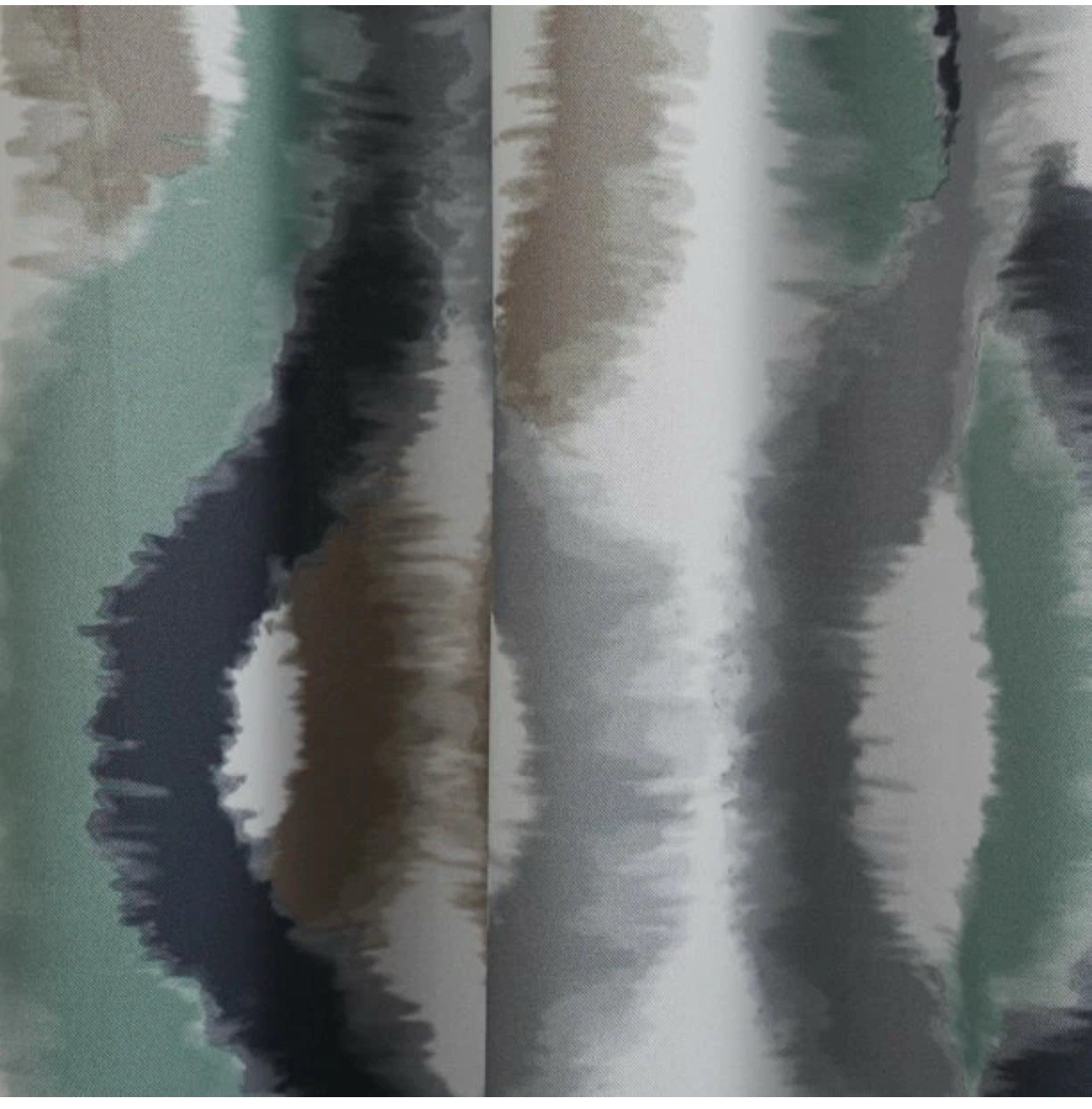 Sun Zero Corbin 54″ x 84″ Ogee Watercolor Grommet Curtain Panels – SET OF 2!!