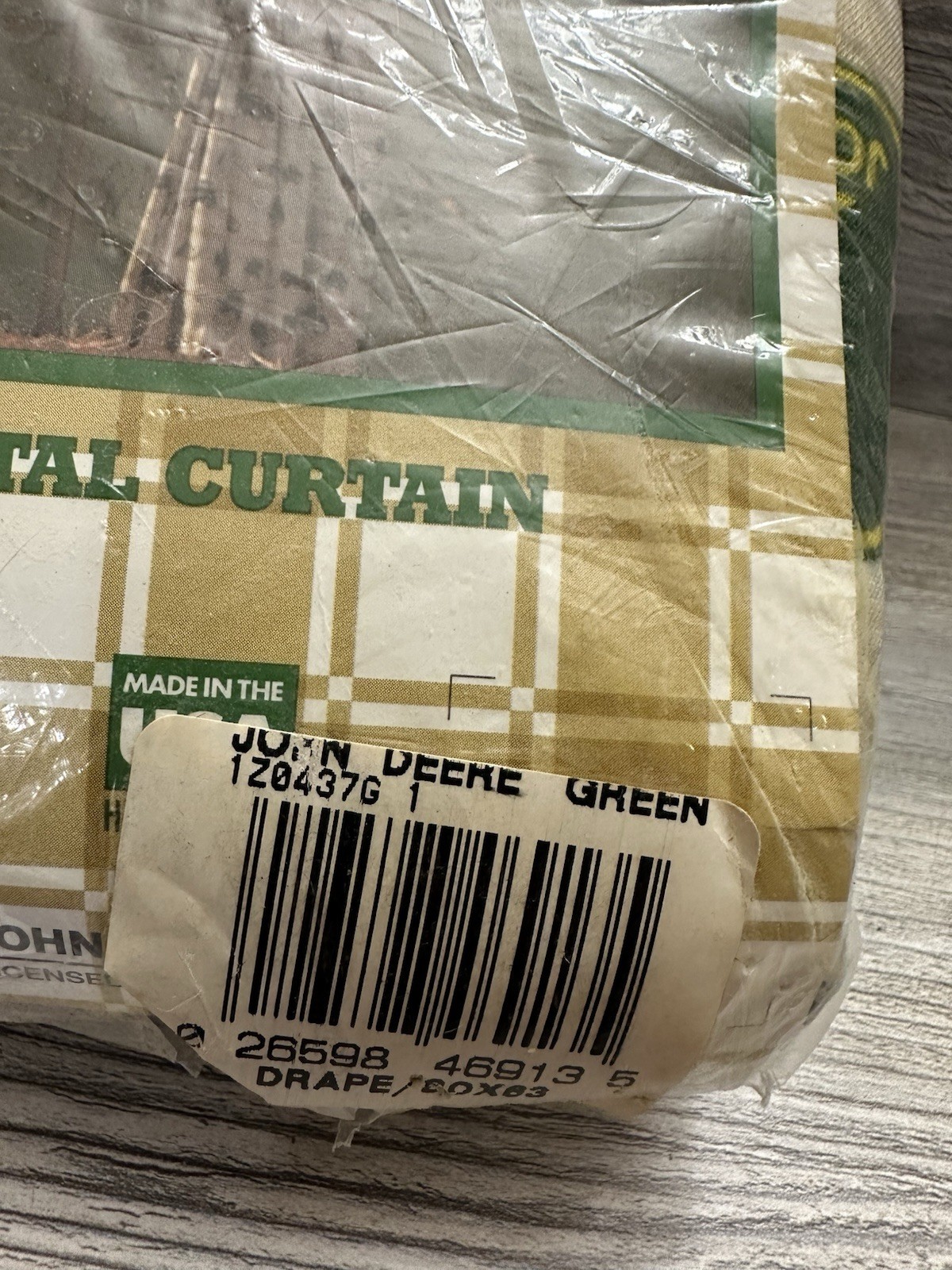 John Deere Tractor Logo Continental Curtain Springs Home USA 80×63” +60×10” Val