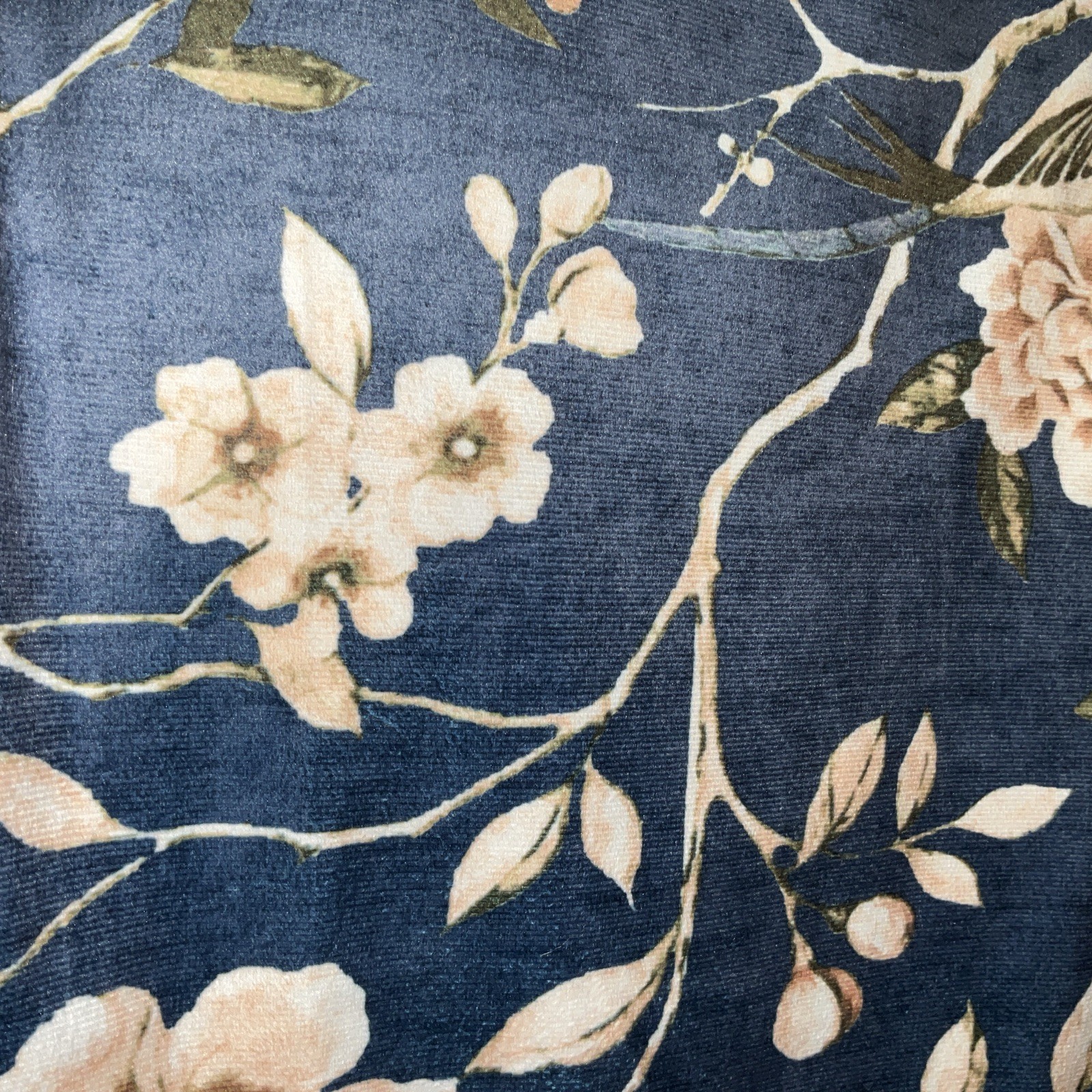 Set of 4 Window Panels – Aimee Maison Mocking Jay Birds Drapes – Blue – 37 x 96”