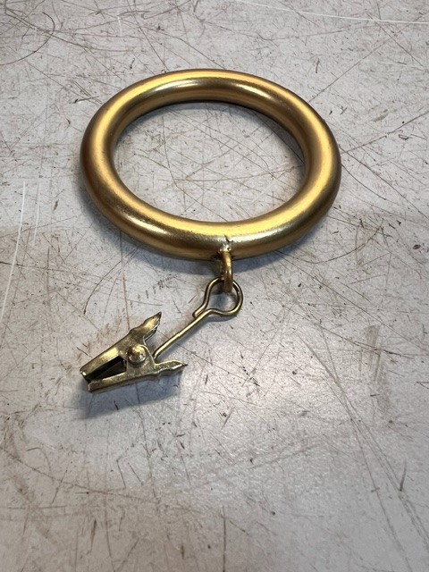 Clip Curtain Rings 2 Inch Set Of 5 Metal Drapery Hanging Rings For Widows