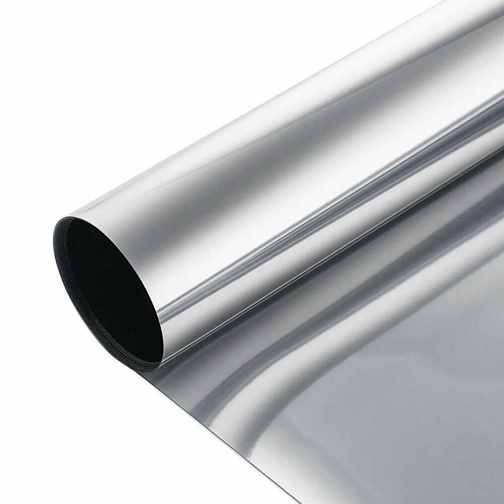 One Way Mirror Tint Window Film Privacy Protect Uv Reflective Sun Block For Home