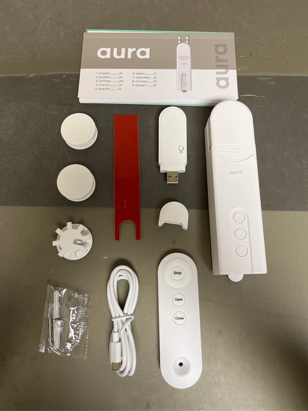 Aura Roller Smart Shade Driver, Remote Control & WiFi Dongle | Automate Existing