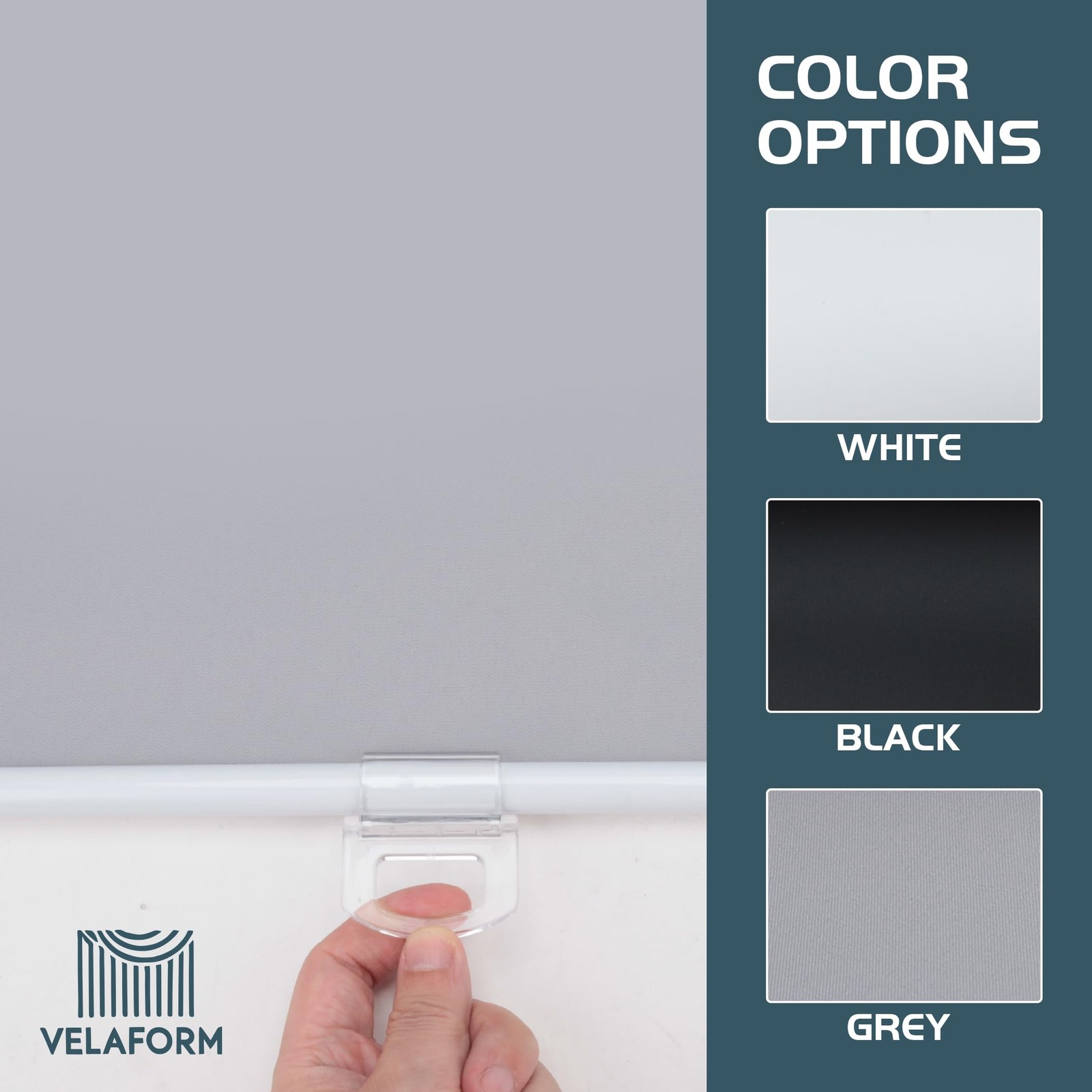 Cordless Roller Shades – Blackout Blinds with UV Protection, Room Darkening f…