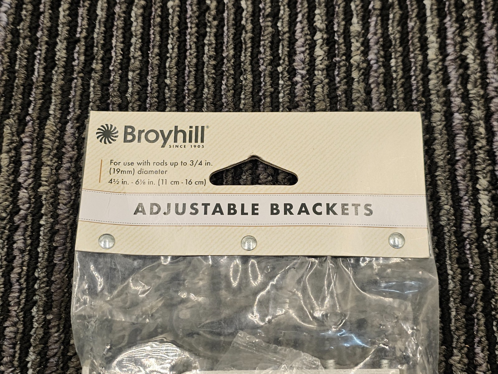 (QTY 7) Broyhill 810524280 Adjustable Brackets 4-1/2″ To 6-1/8″ Satin Nickel