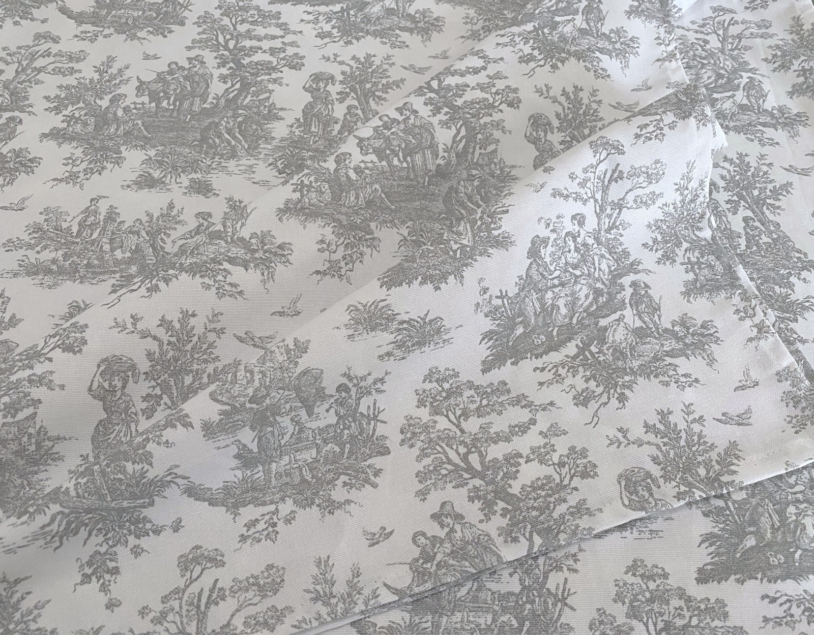 Toile Curtains French Colonial Drapery Panels Window Treatments Home Decor