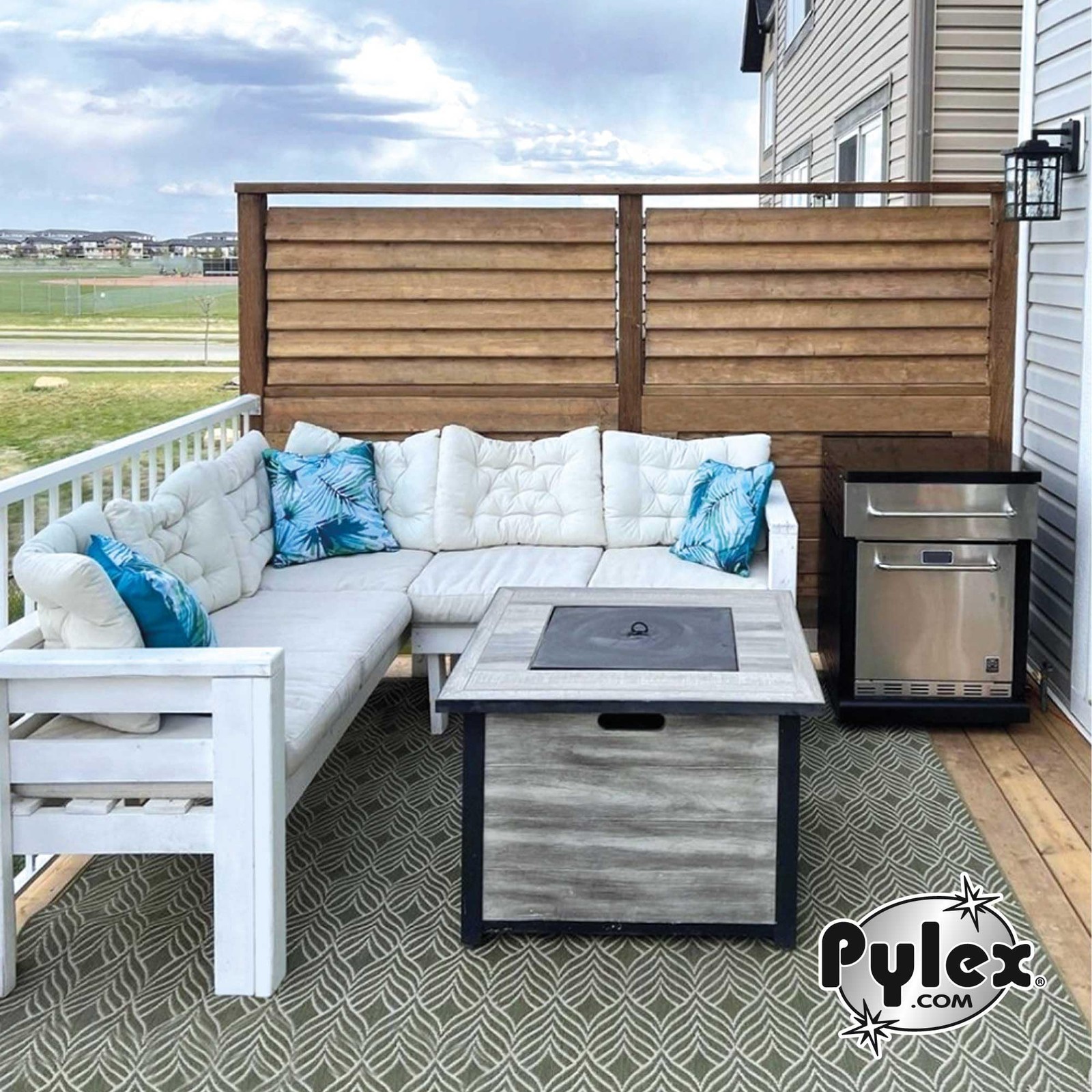 Pylex Deck Sunblind System 11060 Louvers Bracket Shutter Hardware Kit Up to