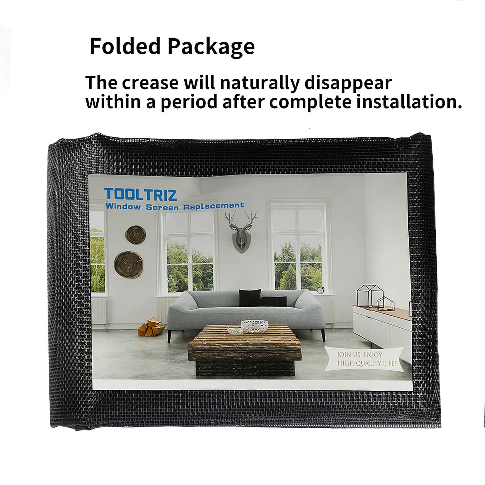 Tooltriz Pet Proof Window Screen Replacement 48″ x 100″ Fiberglass Mesh Patio