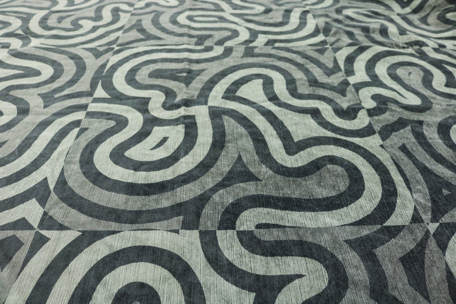 Verner Panton Fabric Collection Commedia Design Modulo Gray Mira X Fabrics 1981
