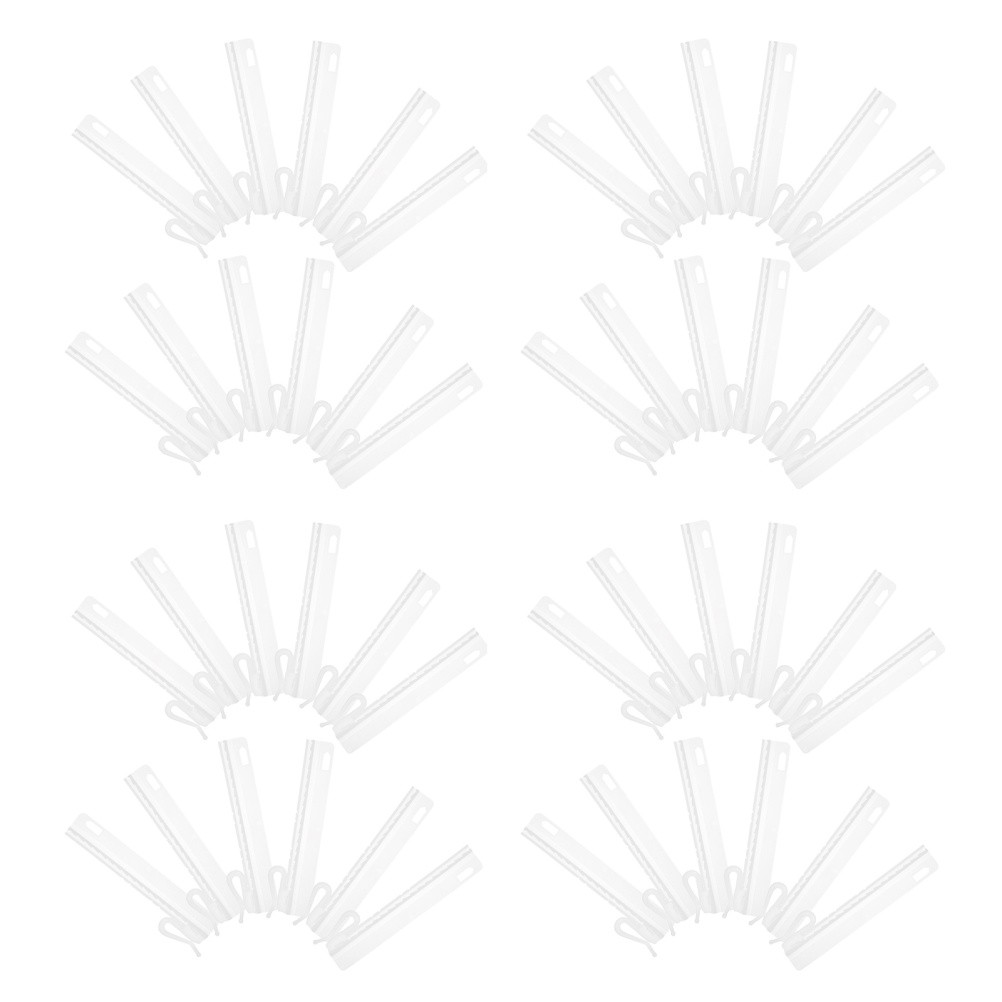60 Pcs Clip-type Curtain Hook Adjustable Clips for Drapes Pleated Hooks Drapery