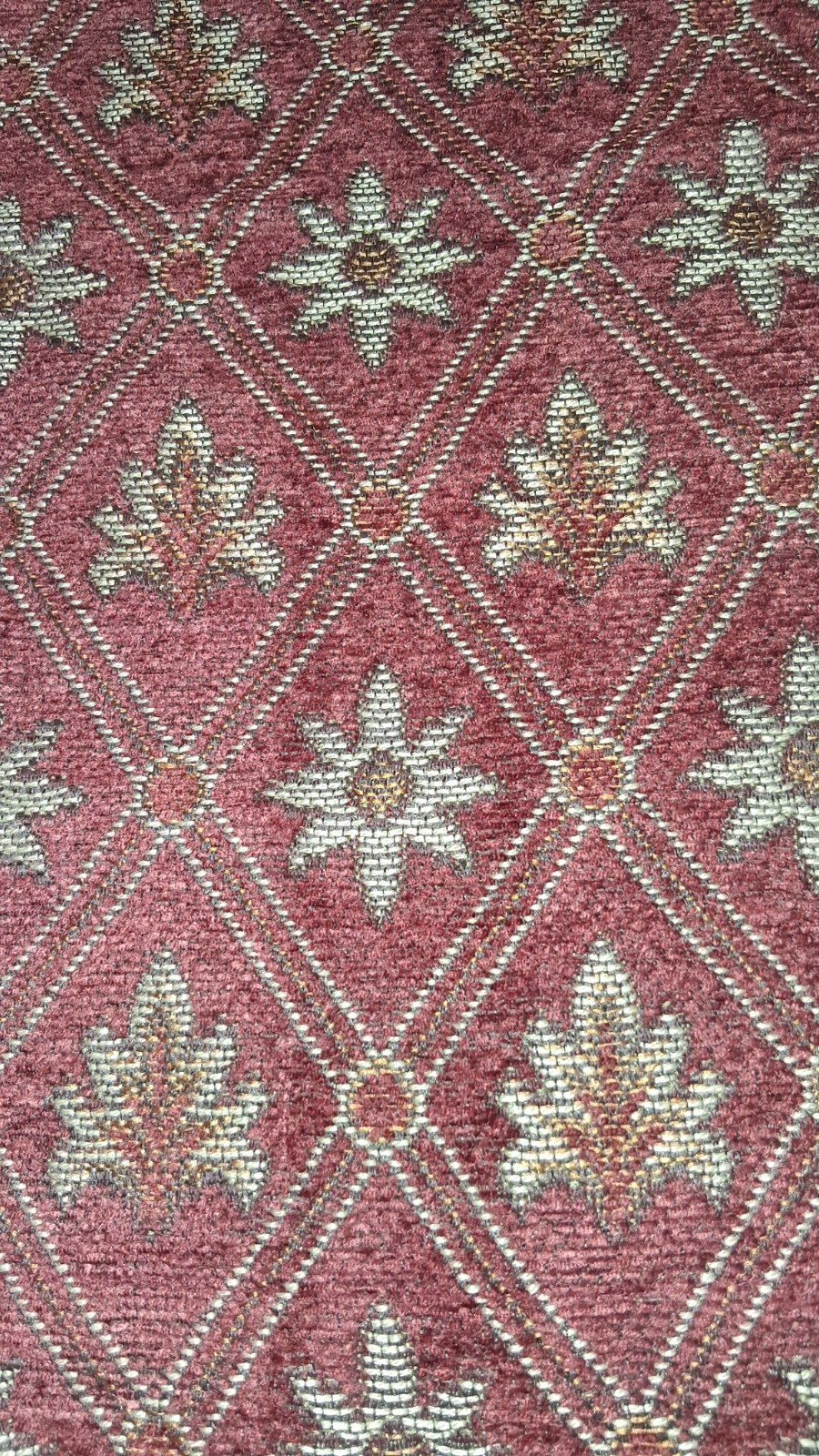 Jacquard Tapestry Brown Beige Rust Design Valance 63″ x 20″ Unlined