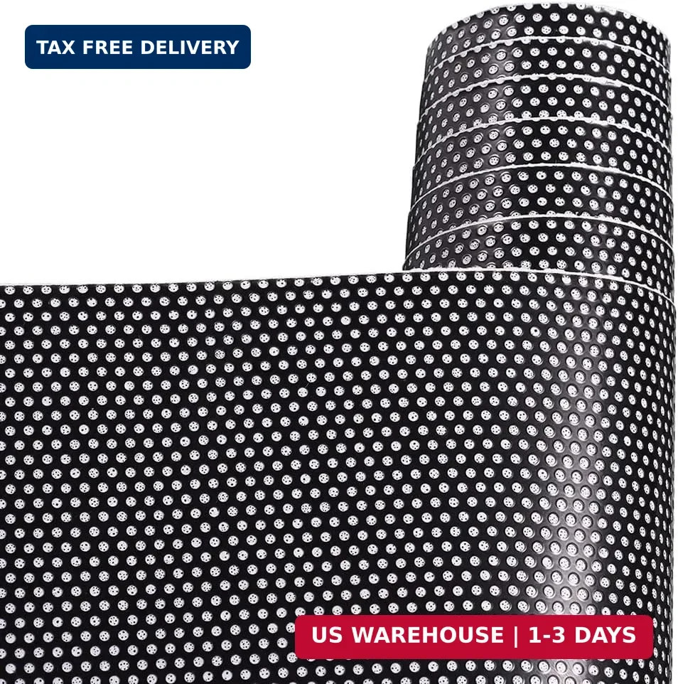 XhuangTech One Way Privacy Window Film,Perforated Vinyl Window Film,Self Adhesiv