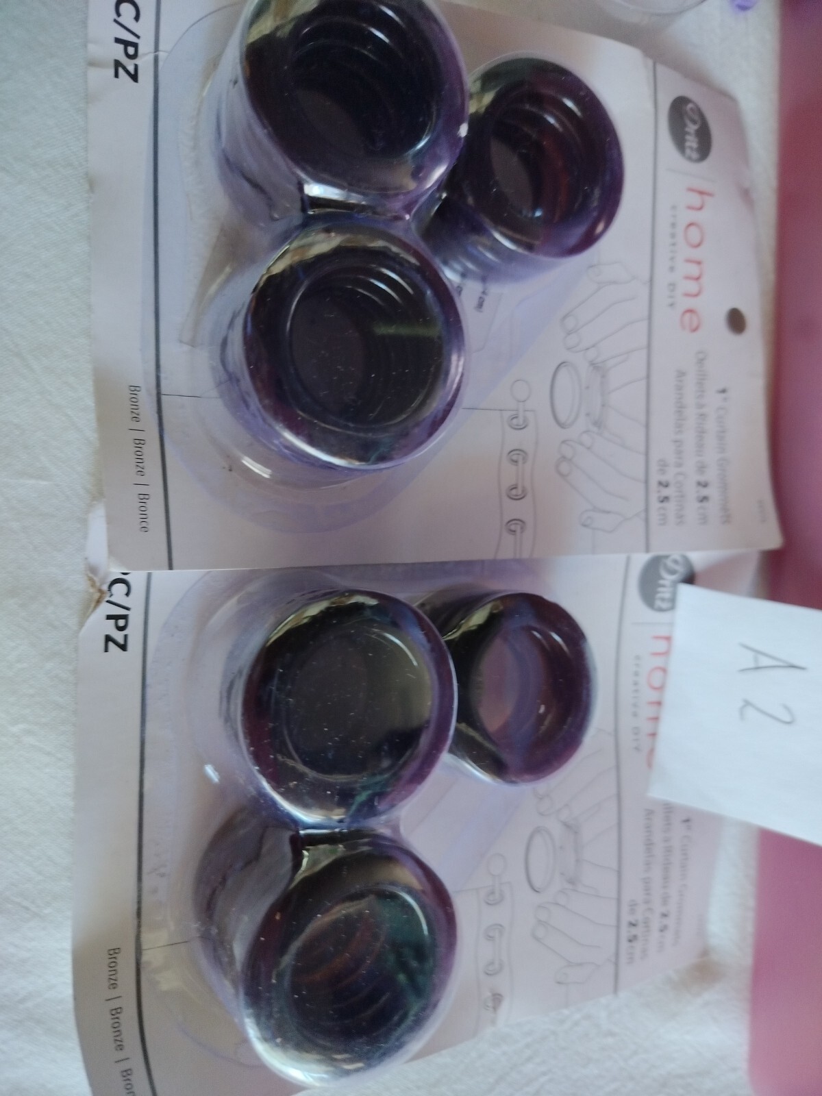 New Dritz Home 1″ Curtain Grommets Set Of 2 With~8 Sets~ #44376