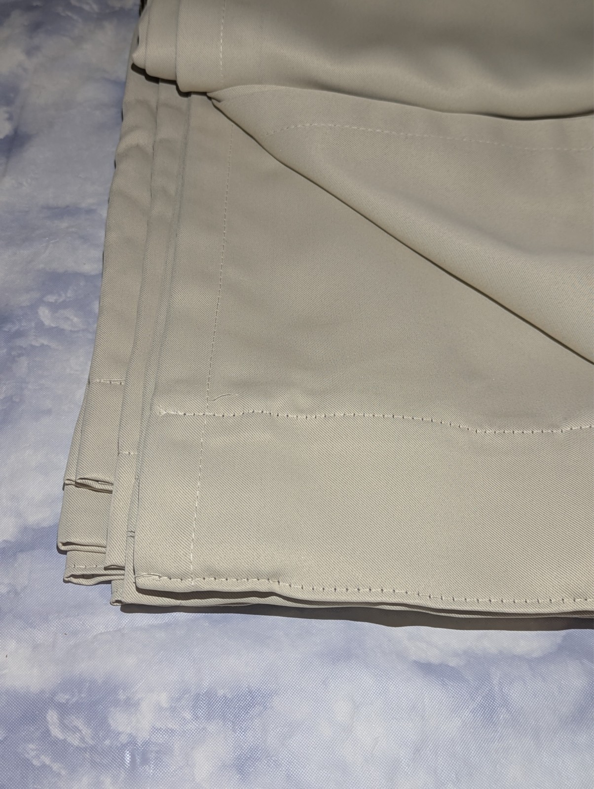 Lush Decor Blackout Insulated 2-Panel Set Beige Window Curtains 52×84 each