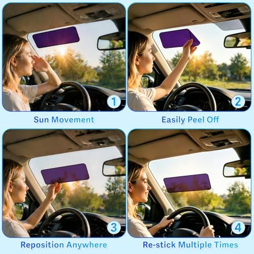 Car Window Shade for Driver Window Sun Shade, 2 Pack 16″x7″ 2 Pack (16 x 7 in)