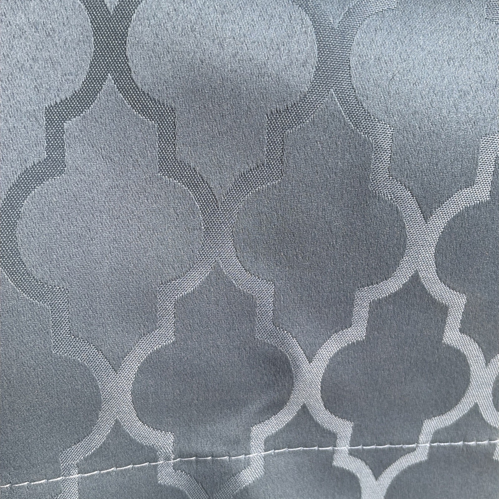 Jacquard Window Panels 3 Piece Set Crysta [1]56x16in & [2] 28x36in Brand new! T3