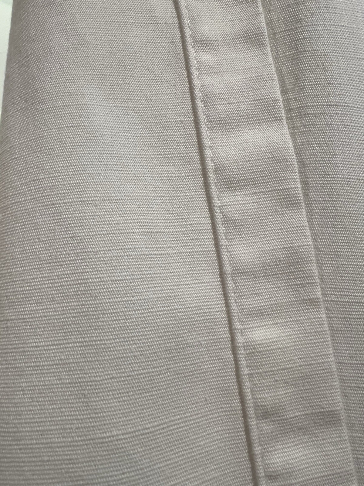 4 panels (2 pr) EUC white poly/cotton “Threshold” (Target brand) 81″Lx42″W each