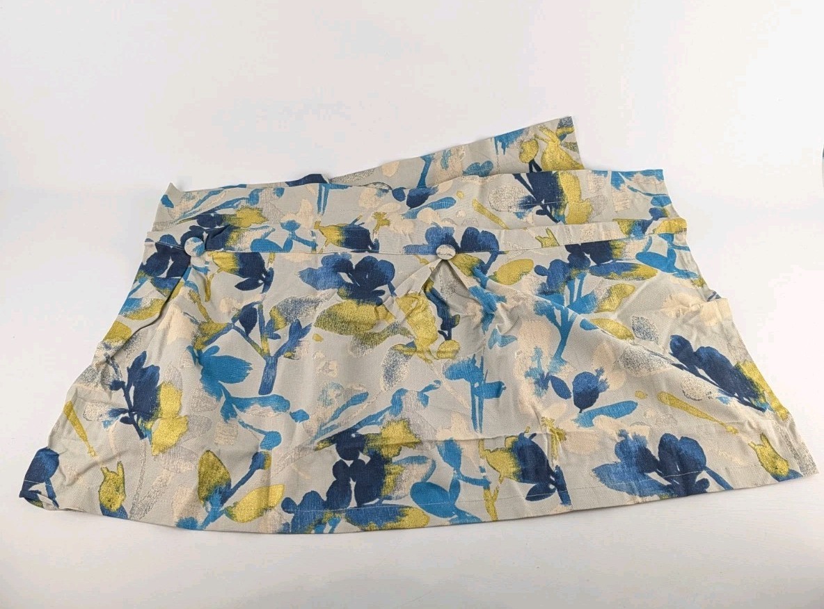Waverly Home Classics Valance 52×18″ Leaf Storm Indigo Blue #856823