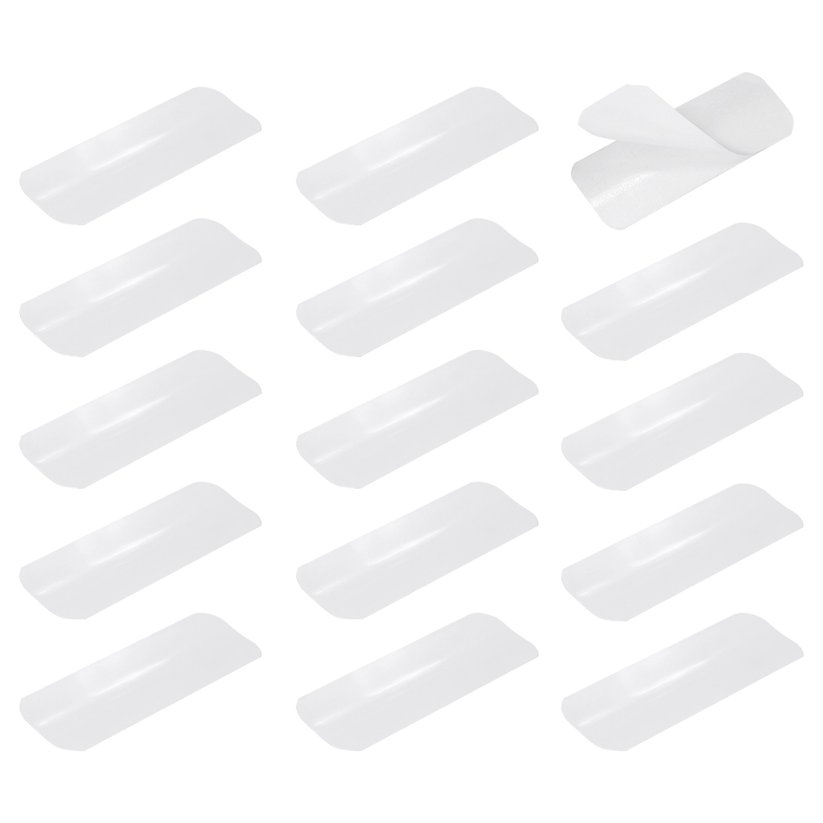 15Pcs 1″ W x 3″ l Self-Adhesive Mini Horizontal Blind Repair Tabs, White