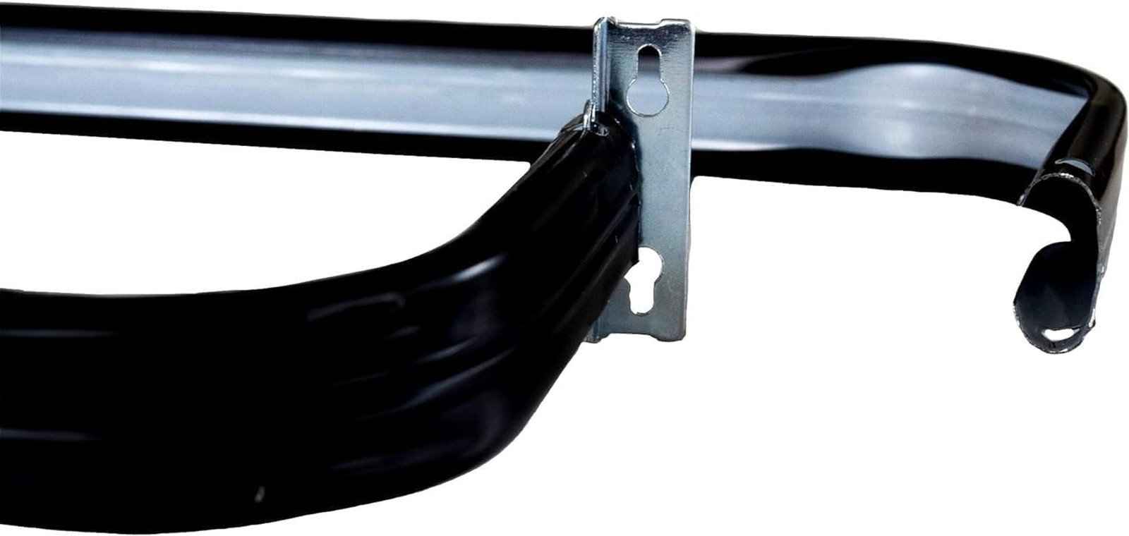 Heavy Duty Single Standard Adjustable Curtain Rod Hardware Included(White, 66″-1