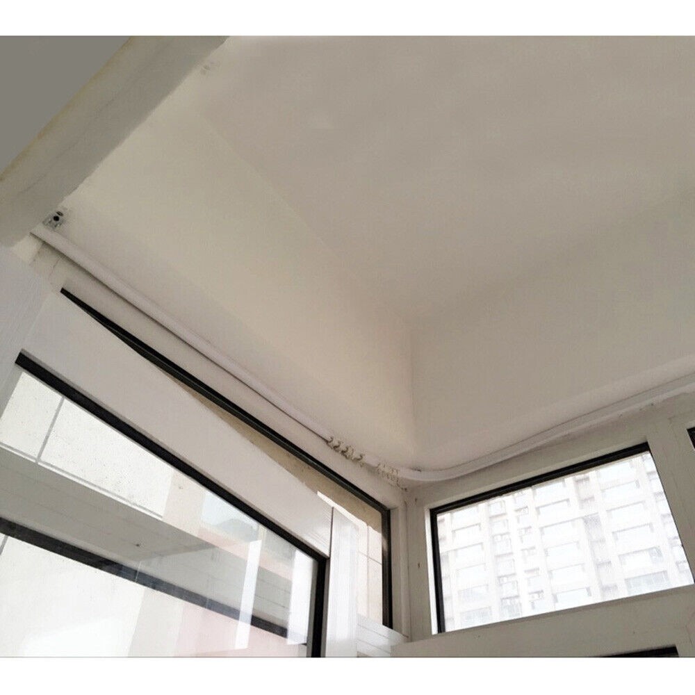 Ceiling Curtain Track Window Rod Pole Rail System Flexible Rail Track Mount