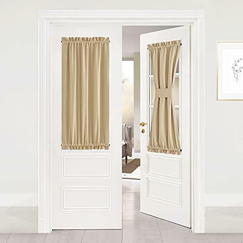 NICETOWN Side Panel Curtains Front Door – Entry Way Decor Room Darkening French