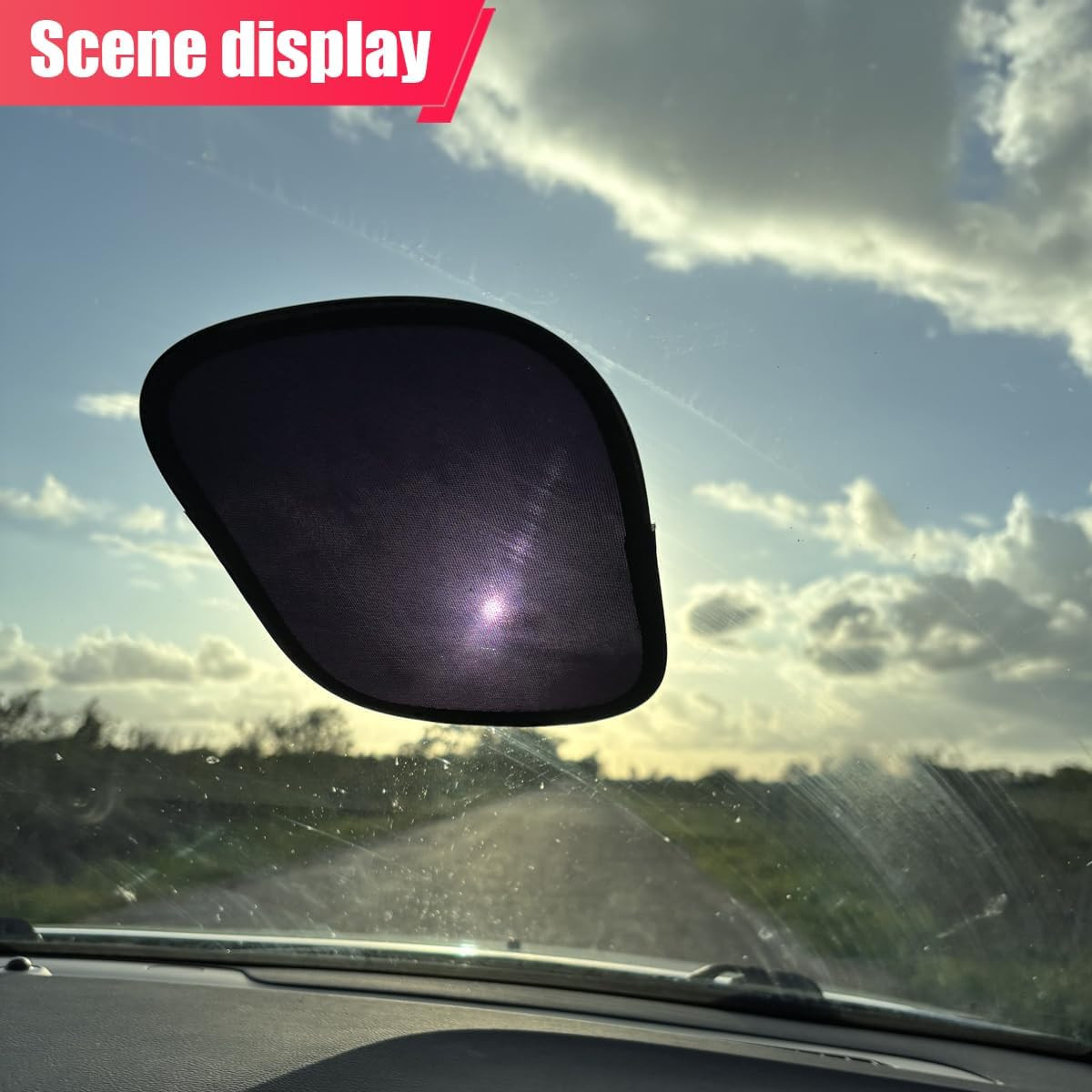 Miniature Static Cling Car Window Shades, UV Rays Block Car Side Window Sun Shad