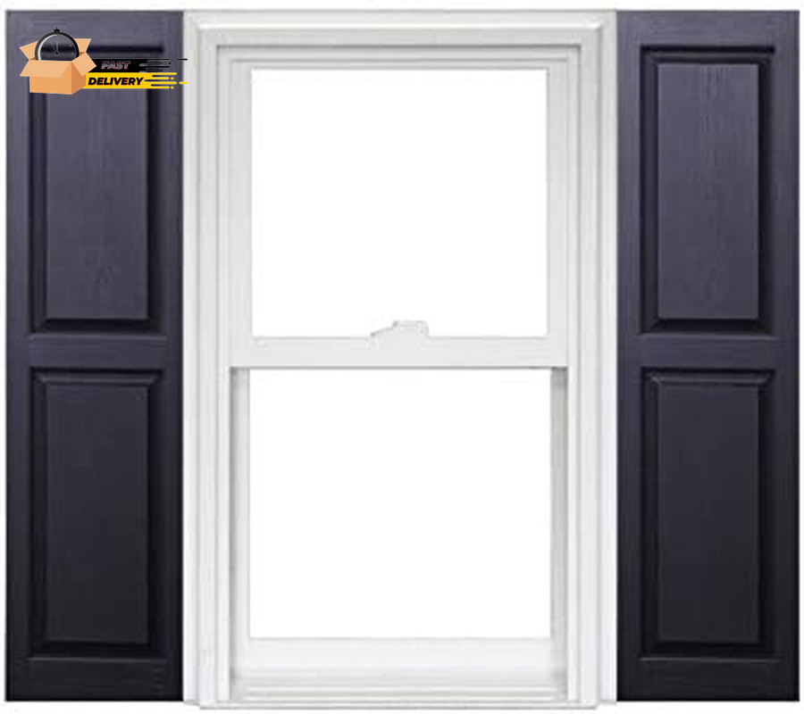 Homeside Raised Panel Vinyl Shutters (1 Pair) 14-1/2In. X 35In. – 050 B