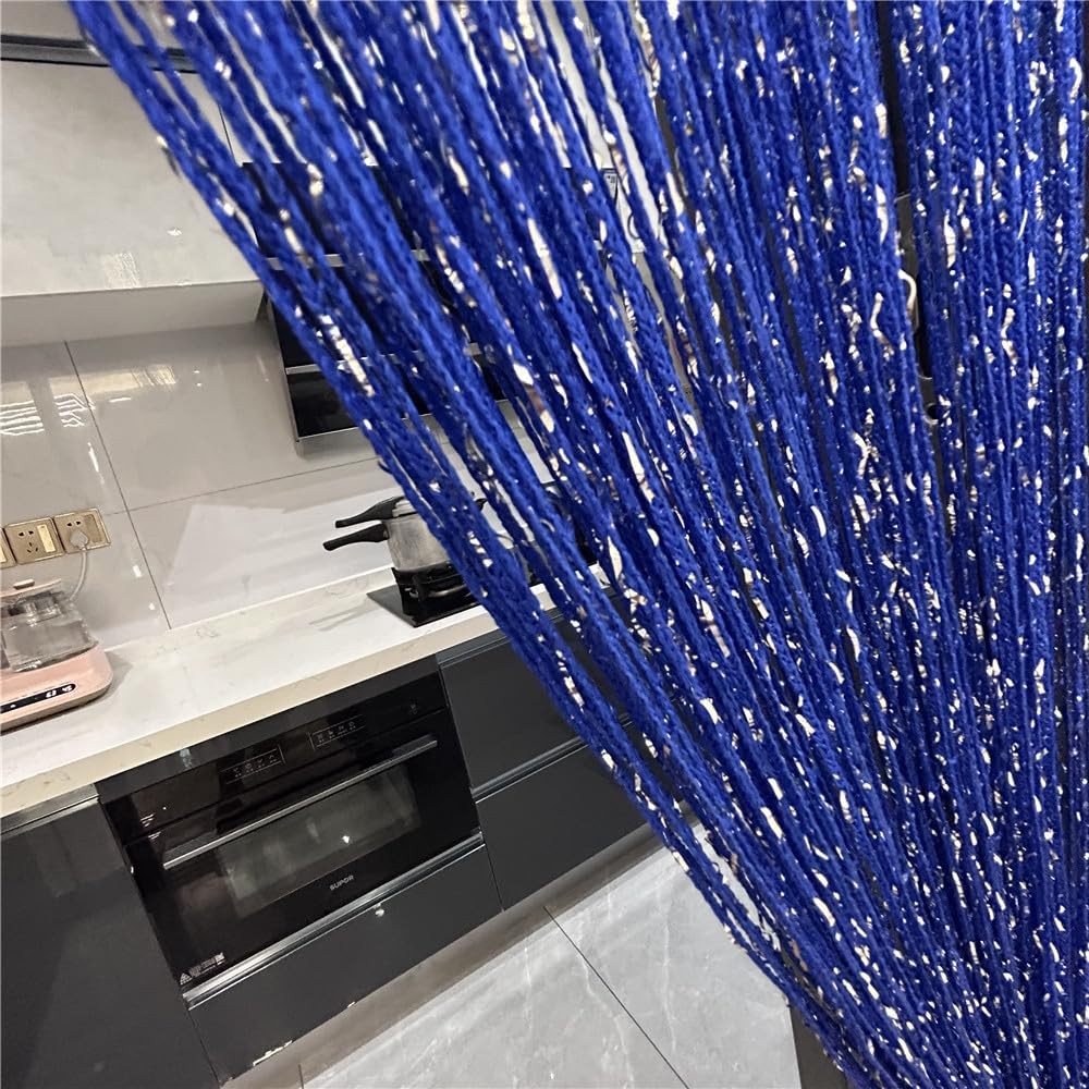 Decorative Door String Curtain Panel Fringe Divider Tassel Screen 100x200cm