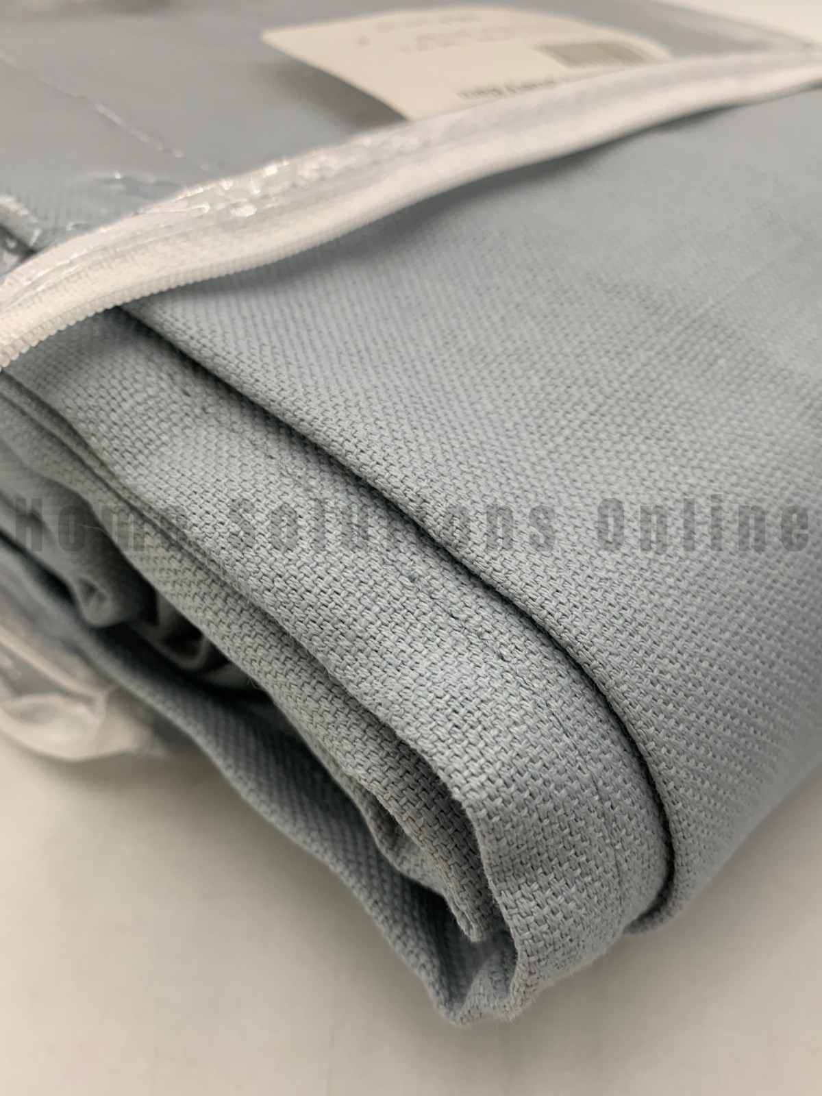 Pottery Barn Broadway Cotton Lined Curtains S/2 Chambray Blue 50 x 84 #S4315