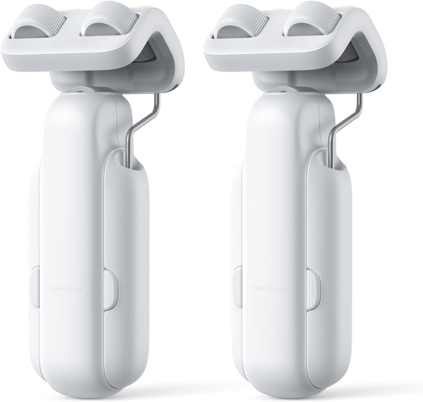 (2 Pack) SwitchBot 2025 Automatic Curtain Opener 3 Rod, Bluetooth Remote Control
